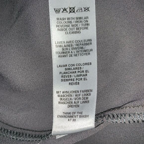 ASOS Petite Gray Ruffle Mini Dress-6 NWT - Picture 8 of 8